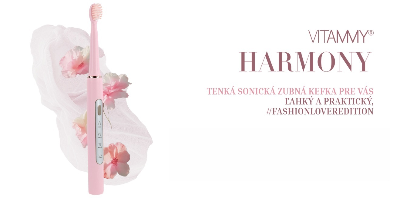 Sonická zubní kartáček VITAMMY Harmony Pink